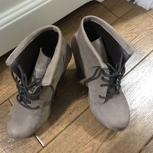 Army boot style heels